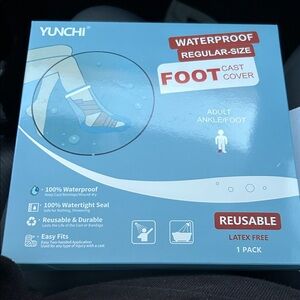 Waterproof Foot Cast Cover - Blue